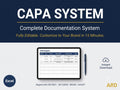 CAPA Log Template Excel | Corrective Action Tracker & Root Cause Analysis | 5 Why Worksheet | ISO 9001 Food Safety| Instant Download