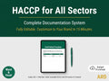HACCP Food Safety Management System Full Pack Documents