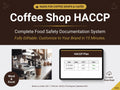 Coffee Shop HACCP Food Safety System Full Pack Documents ( Editable Word Excel Cafe Manual Procedures Logs Allergen Audit Checklist )