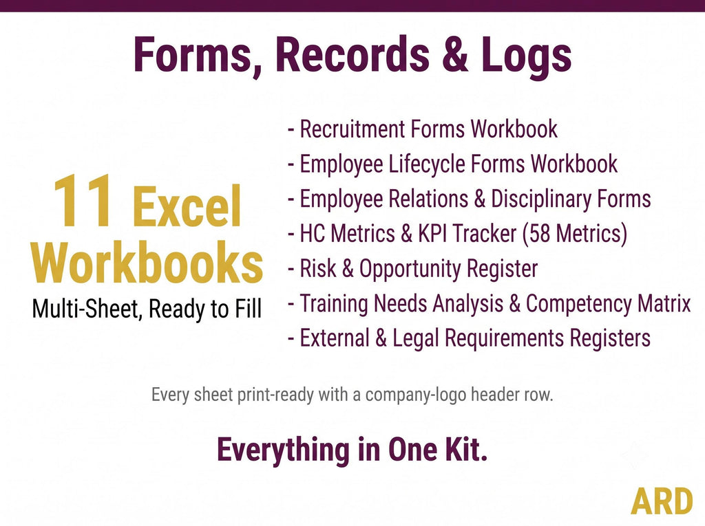ISO 30414:2025 Human Capital Reporting System Full Pack ( 52 Documents | HR Metrics KPI Workforce Analytics HRMs )