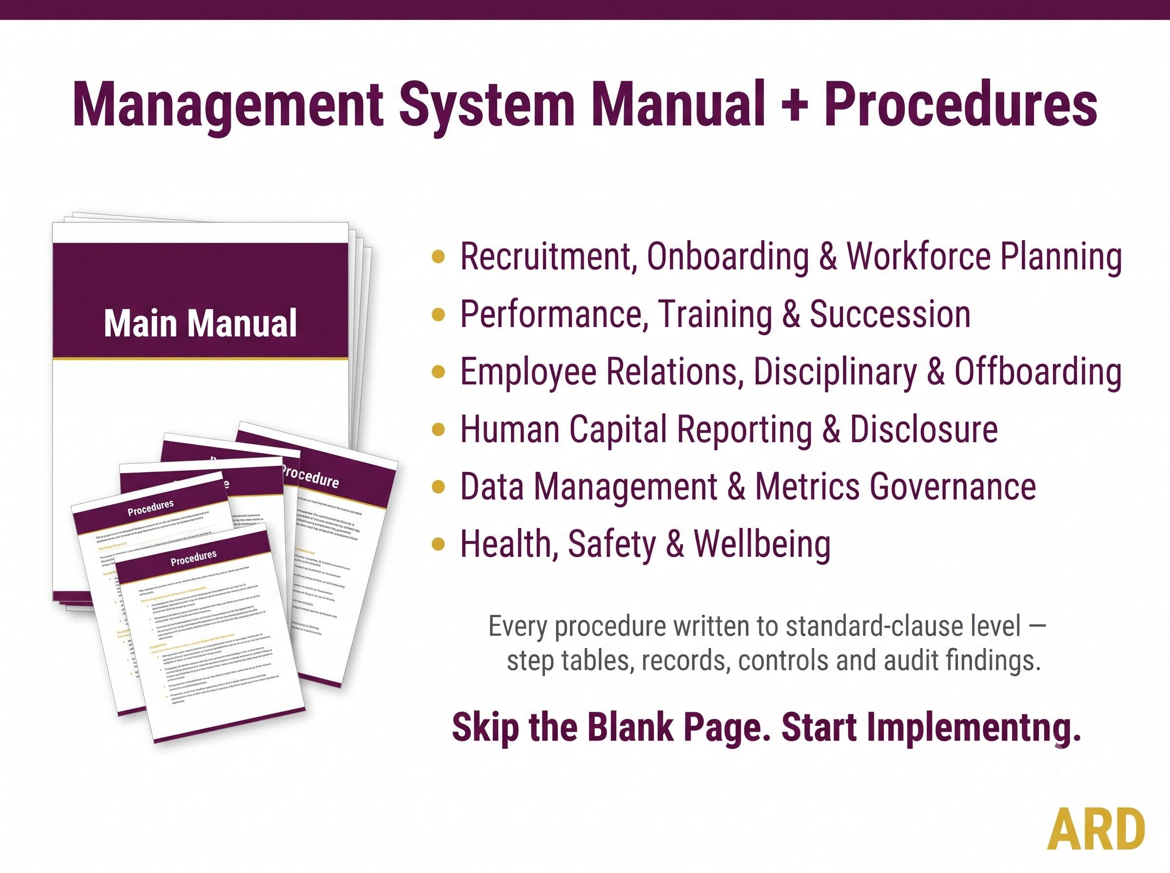 ISO 30414:2025 Human Capital Reporting System Full Pack ( 52 Documents | HR Metrics KPI Workforce Analytics HRMs )