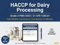 HACCP for Dairy Processing Documentation System Full Pack + ( Bonus Grade A PMO 2023 Compliant )