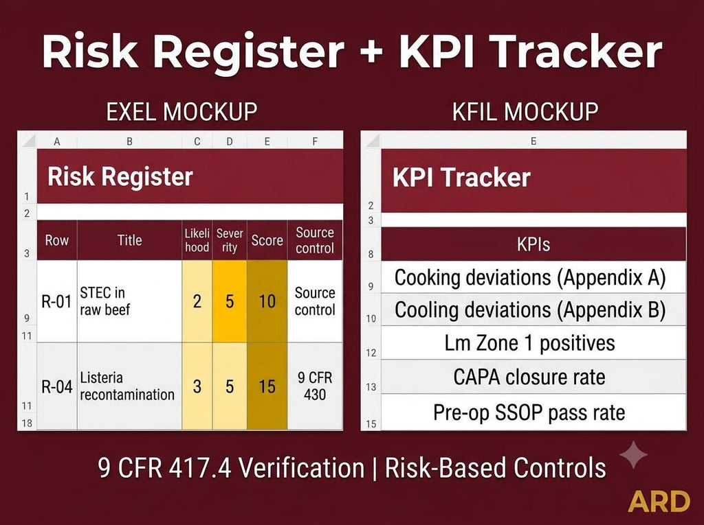 HACCP for Meat & Poultry Documentation System Full Pack + (Bonus 9 CFR FSIS )