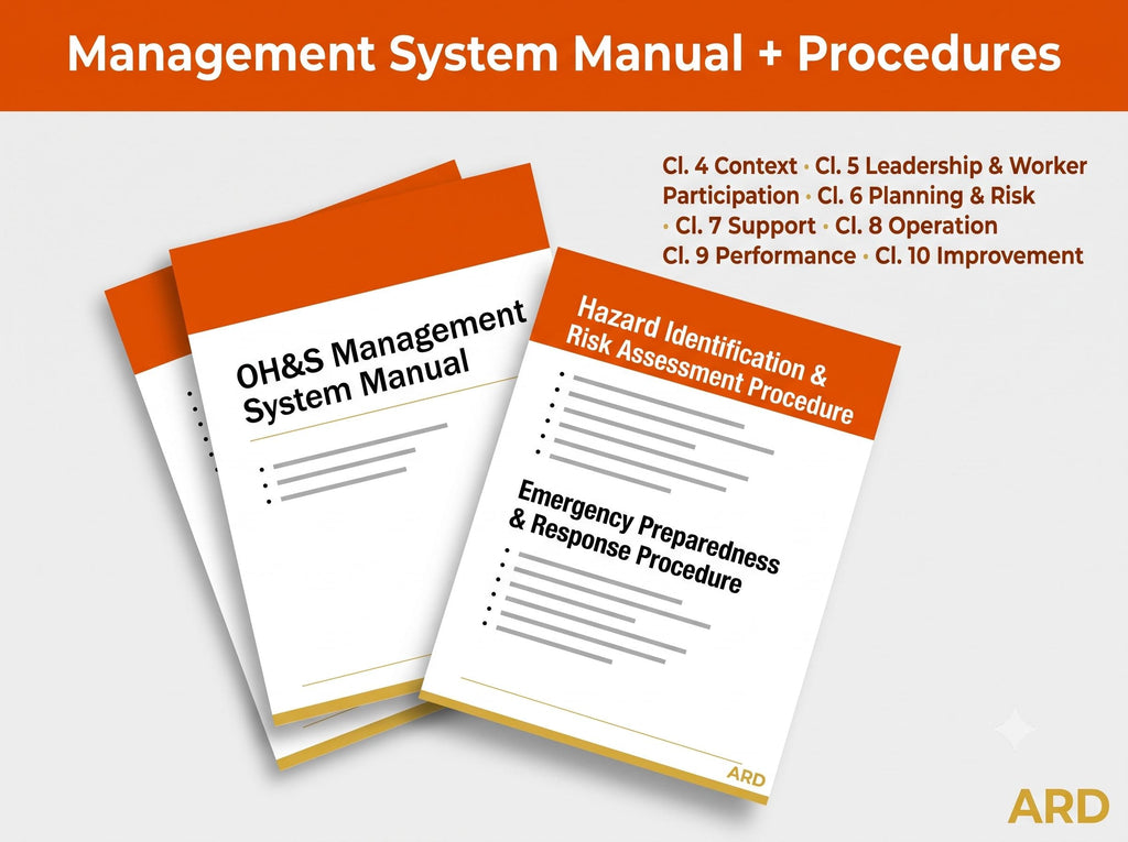 ISO 45001:2018 Occupational Health and Safety Management Full Pack System Documents