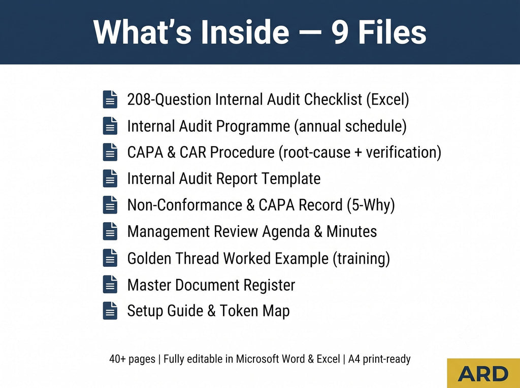 Ethical Audit Checklist Toolkit | SMETA, ETI Base Code, CAPA Templates (Word Excel)