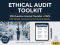 Ethical Audit Checklist Toolkit | SMETA, ETI Base Code, CAPA Templates (Word Excel)