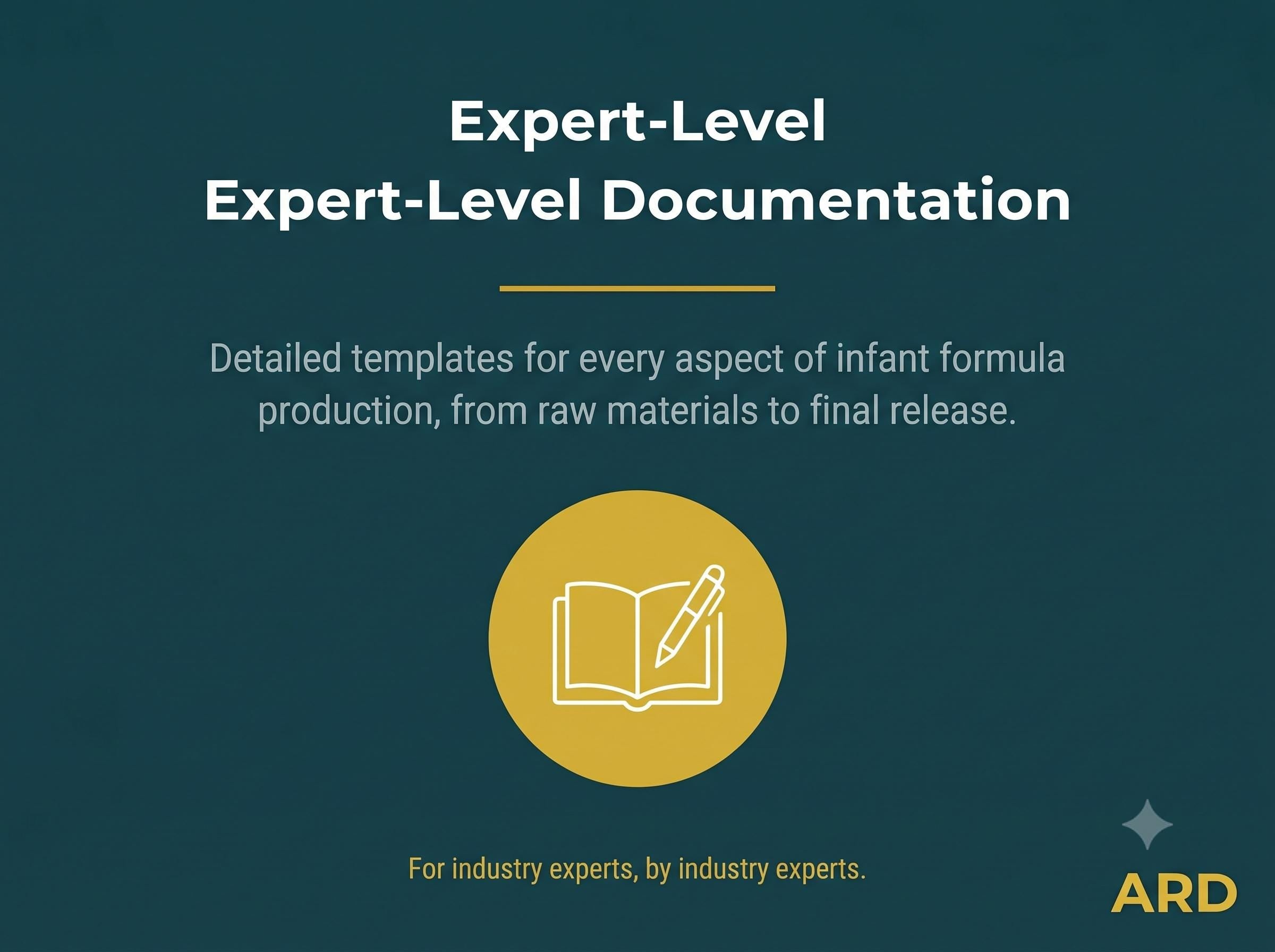 FDA Based Infant Formula Baby Food HACCP System Full Pack