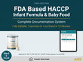FDA Based Infant Formula Baby Food HACCP System Full Pack