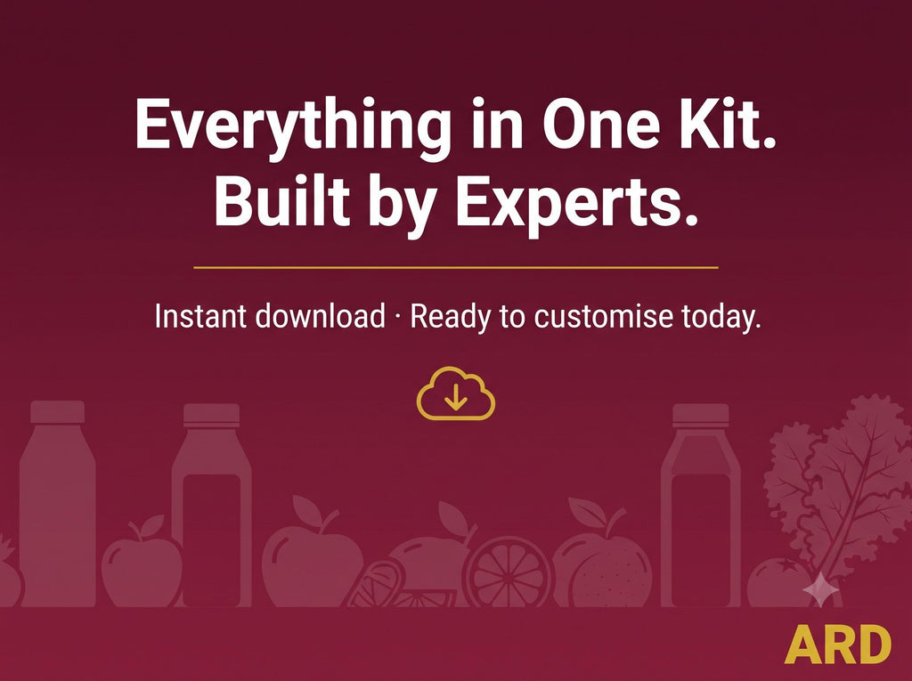 FDA Juice And Cold-Pressed Beverage Food Safety Documentation System Full Pack 21 CFR 120