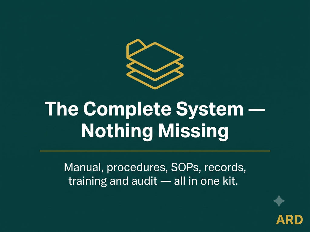 HACCP Food Safety System Full Pack for Food Trucks & Festival Vendors - FDA Food Code Mass Event Documentation