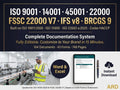 Food Industry Mega Kit Integrated Management System ISO 9001 14001 45001 22000 HACCP Plan Fssc 22000 v7 Ifs Brcgs 9 Quality Manual Templates