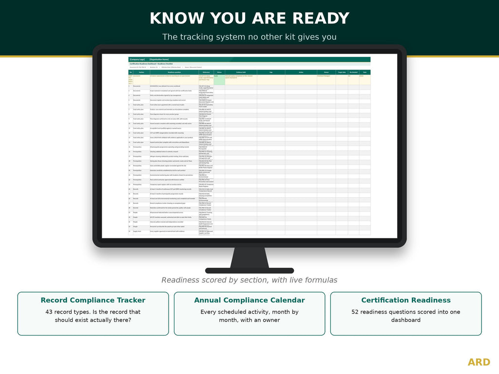 Integrated Food Safety Full Pack System, fssc, brcgs, ifs, sqf, ISO 22000, ISO 9001