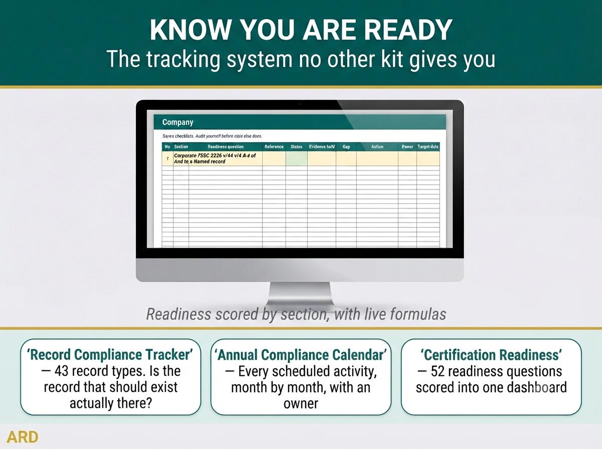 Integrated Food Safety Full Pack System, fssc, brcgs, ifs, sqf, ISO 22000, ISO 9001