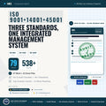 ISO 9001 + 14001 + 45001 Integrated Management System | Complete IMS Documentation | Full Pack Editable