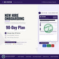 New Hire Onboarding Checklist | Employee Onboarding Template for Small Business | First 90 Days New Employee Checklist | Editable Word