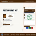 Restaurant & Cafe Management Kit | 13 Excel Templates | Food Cost, P&L, Staff Rota & More
