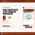 ISO 45001:2018 OH&S Objectives KPI Tracker Editable | Safety Management Excel Workbook (Digital Download)