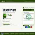 5S Workplace Organization System Full Pack, Lean Manufacturing Audit Checklist SOPs, Editable Word Excel, Digital Download