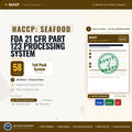 FDA Based HACCP Plan SEAFOOD Processing System Documentation Full Pack Complete Ready To Use