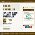 HACCP for Breweries Documentation System Full Pack + (Bonus FDA FSMA 21 CFR 117 Compliant)