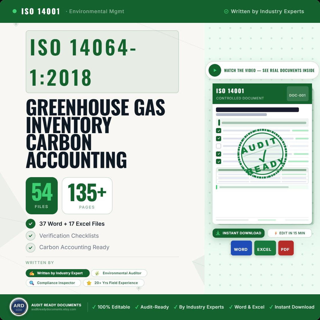 ISO 14064-1 GHG Inventory System Full Pack Documents