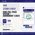 ISO 27001:2022 ISMS Full Pack System Documents + Amendment 1–2024 (Digital Download)