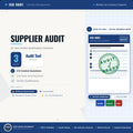 Supplier Audit Checklist for Food & Food Contact ( On-Site Vendor Qualification Excel Editable Template )