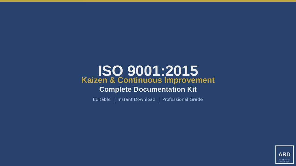 KAIZEN Full Pack System Documents