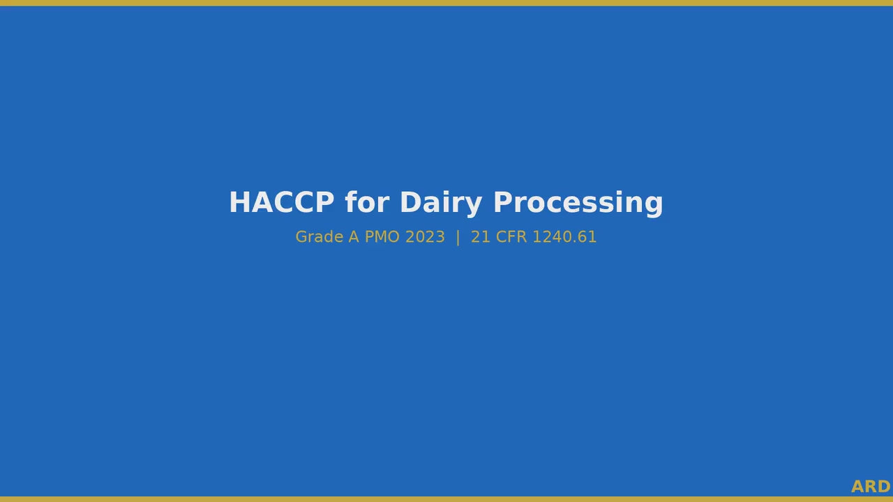 HACCP for Dairy Processing Documentation System  Full Pack + ( Bonus Grade A PMO 2023 Compliant )